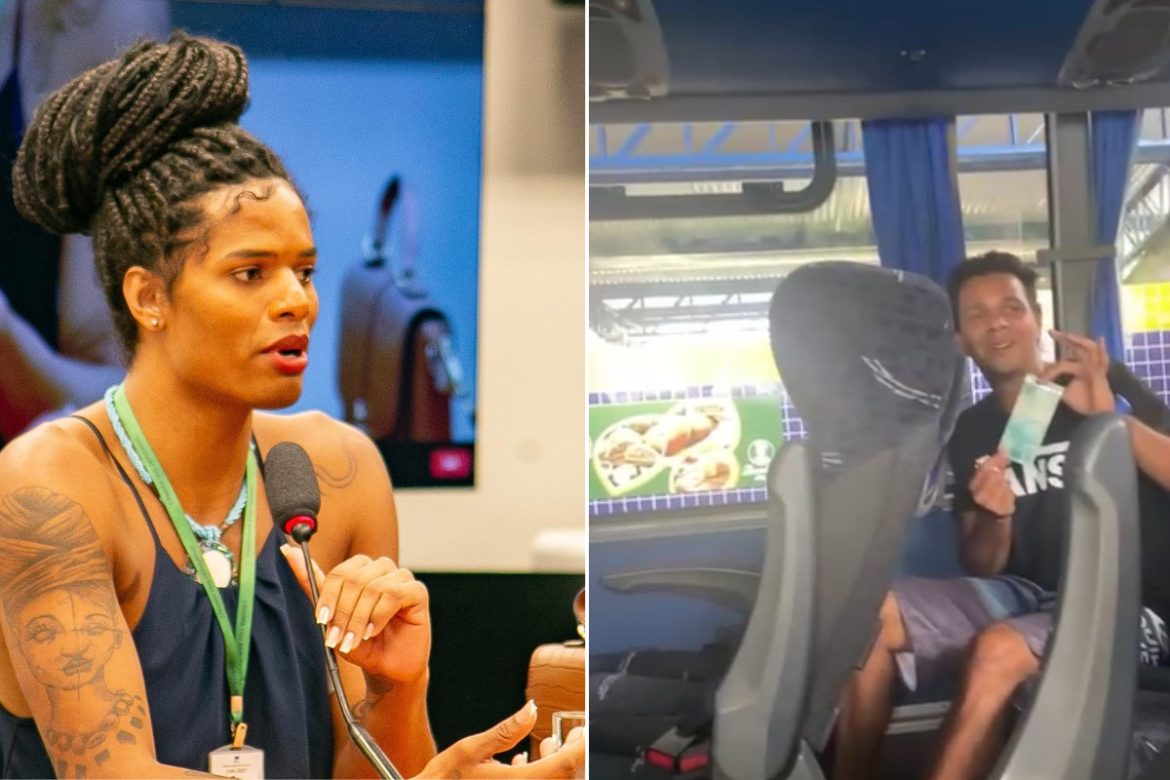 assessora-da-deputada-erika-hilton-sofre-assedio-dentro-de-onibus-no-litoral-de-sp;-video