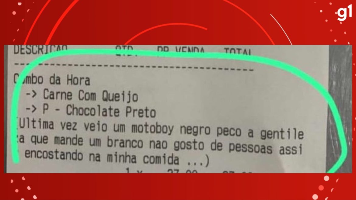policia-do-rs-investiga-pedido-de-delivery-com-frase-racista-a-restaurante:-‘mande-um-branco’