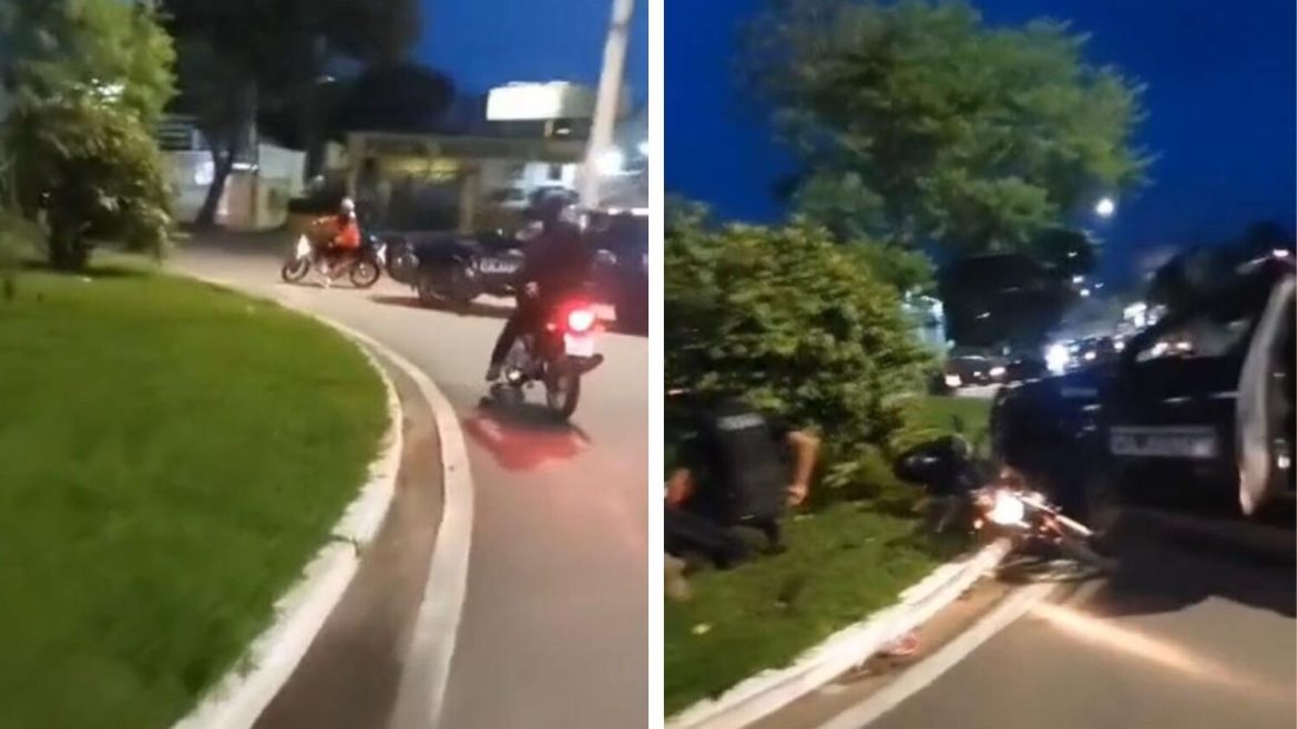 video:-gcm-atropela-entregador-de-comida-durante-protesto-em-sp